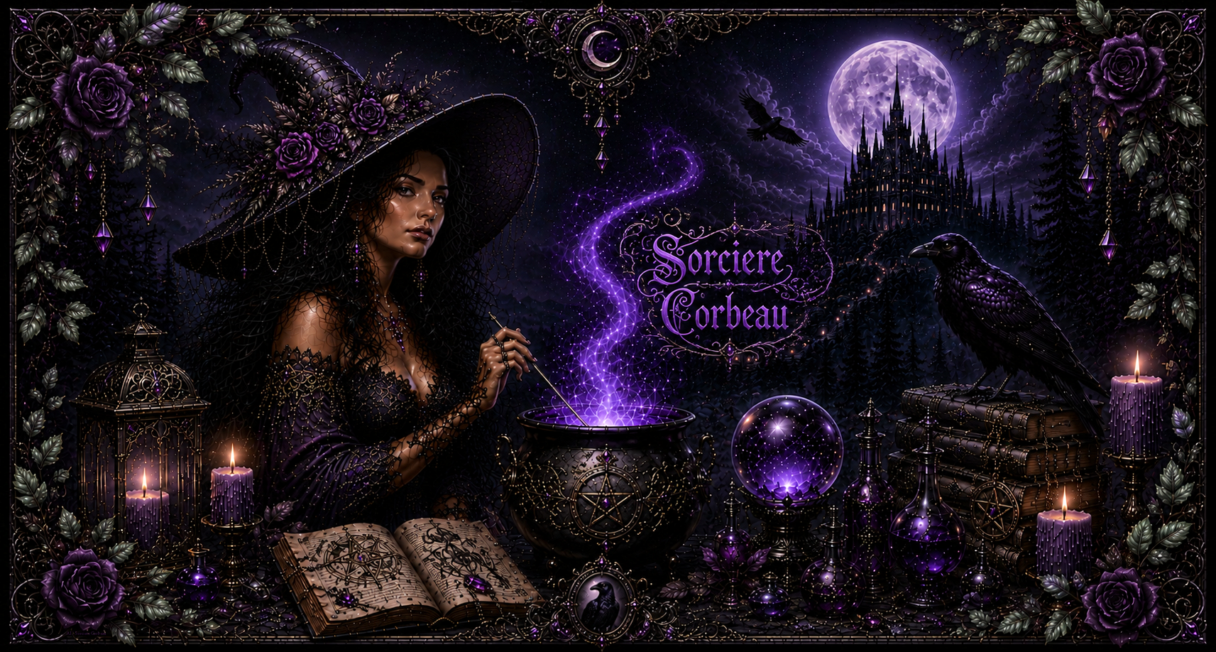 SORCIÈRE CORBEAU DESIGNS