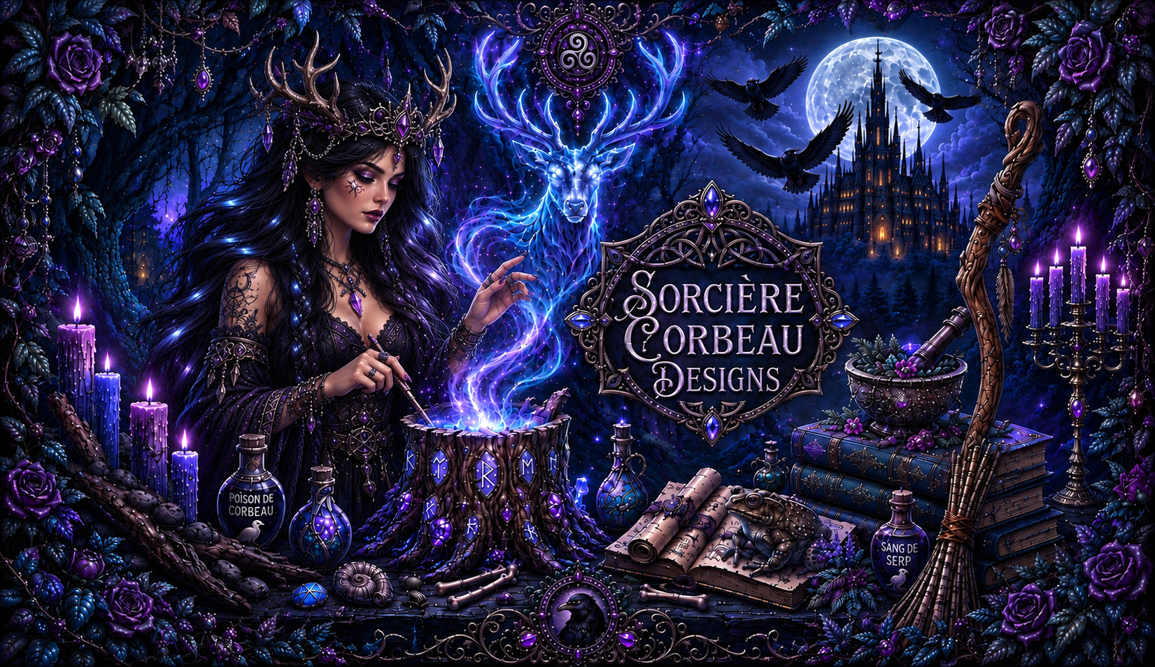 SORCIÈRE CORBEAU DESIGNS